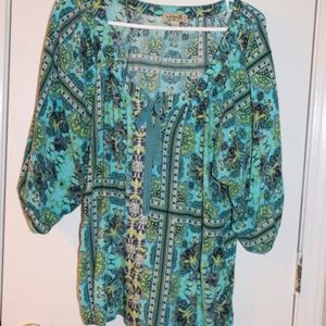 SZ L ONE WORLD BOHO FESTIVAL HIPPEE TOP